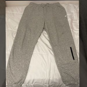 Gray sweatpants